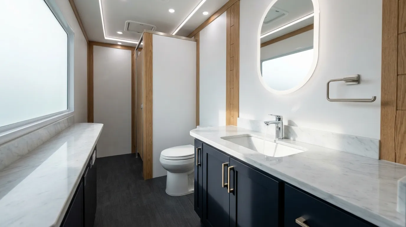 Luxury Restroom Trailer in South Fulton, GA